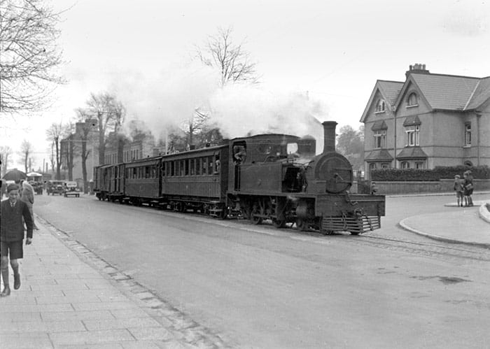 One of the last trains to leave Cork on the Muskerry Line