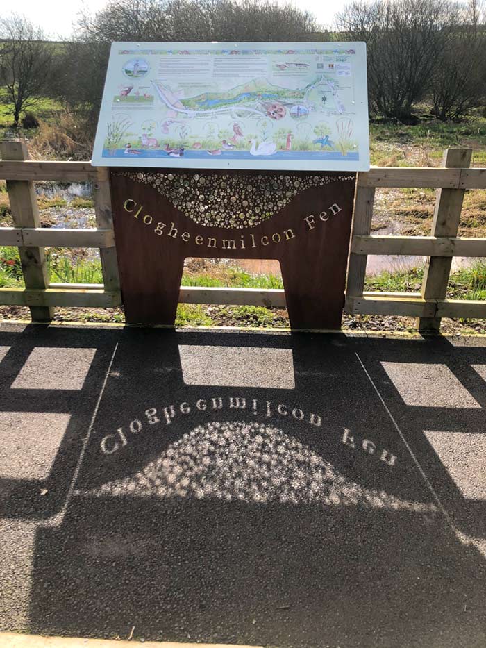 Clogheenmilcon Fen sign