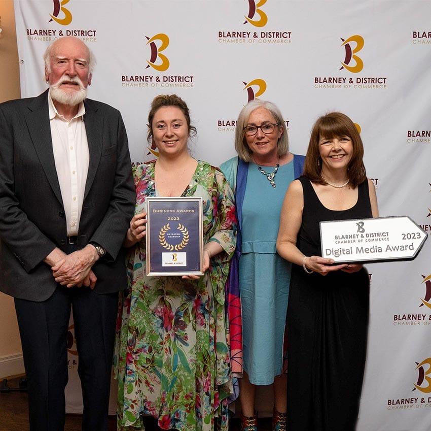 BLARNEY & DISTRICT CHAMBER OF COMMERCE BUSINESS AWARDS 2023 Digital Media Award 2023